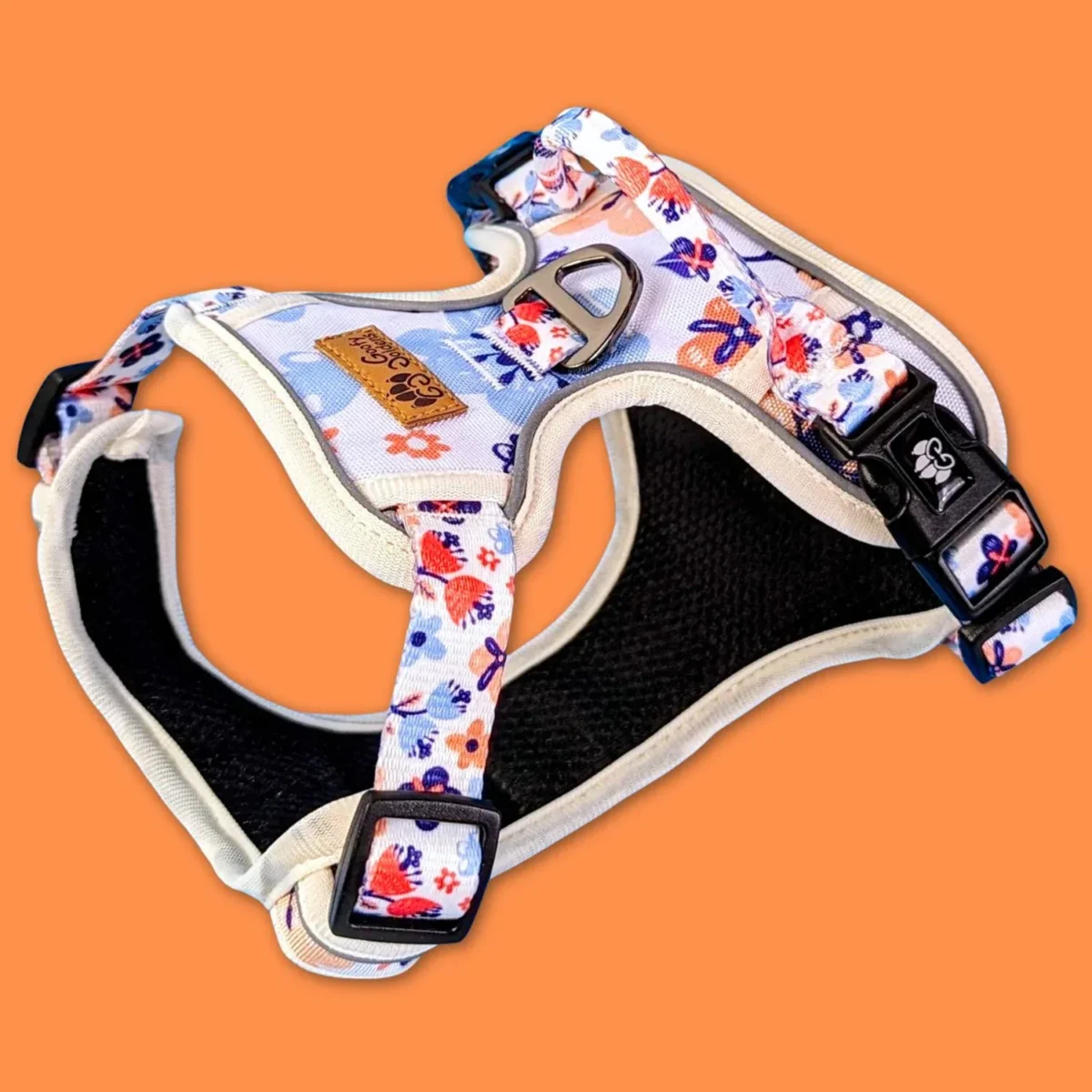 Vente d'harnais pour chiens originaux : guide complet 1 harnais-chien-anti-traction-vue-3D-Printemps